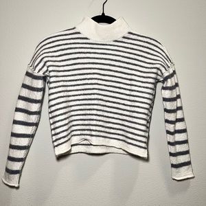 Madewell striped turtle neck